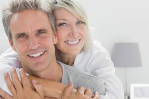 Happy senior couple in Long Beach