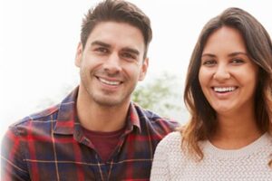 Cosmetic dental patient having appointment at Long Beach, CA