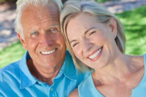 Healthy couple having restorative dentistry in Long Beach, CA