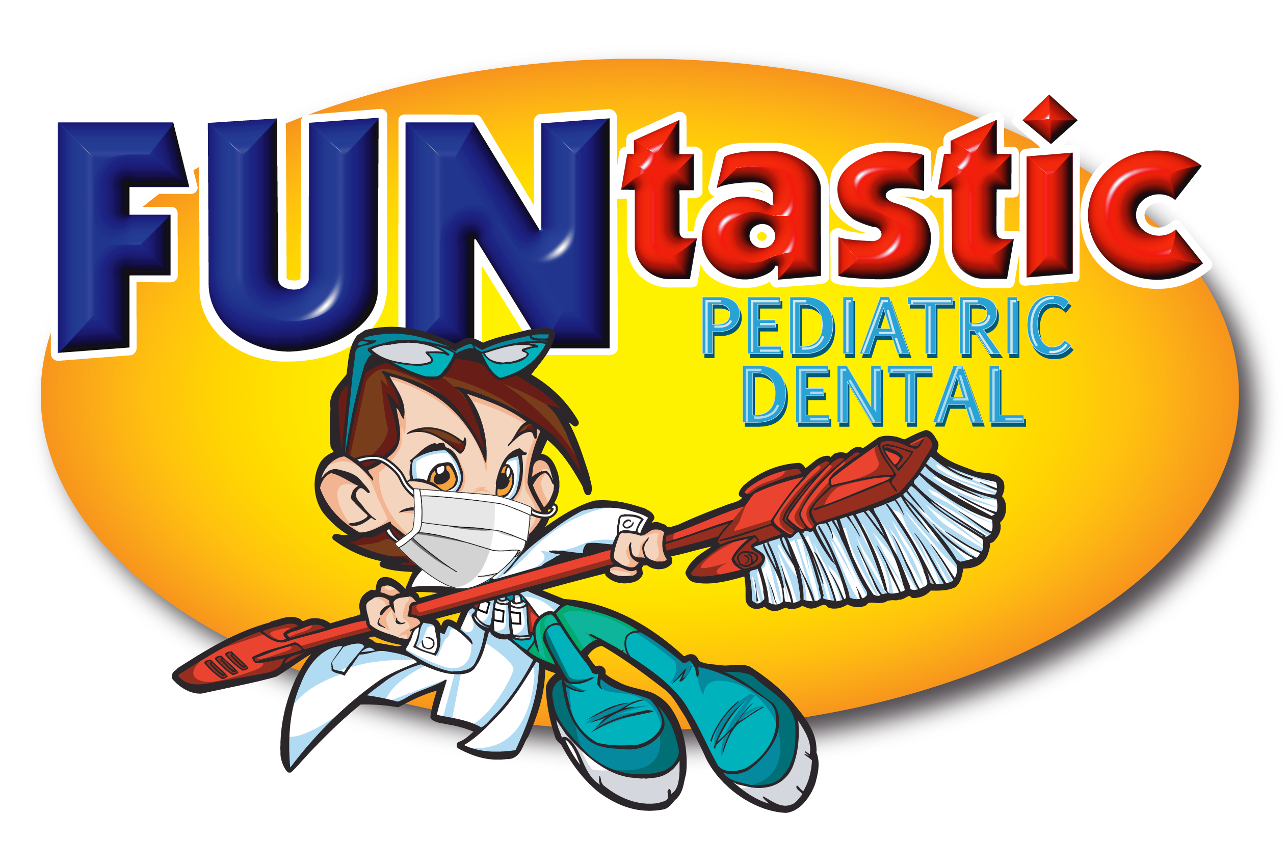 Funtastic Pediatric Dental Logo